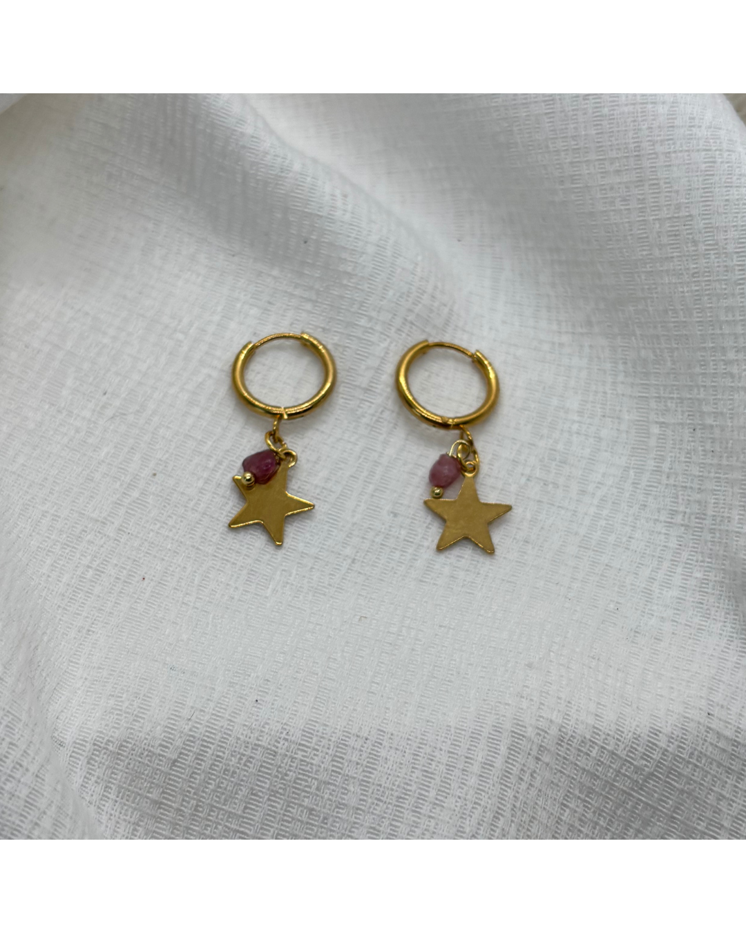 BOUCLES LUNA (rose foncé)