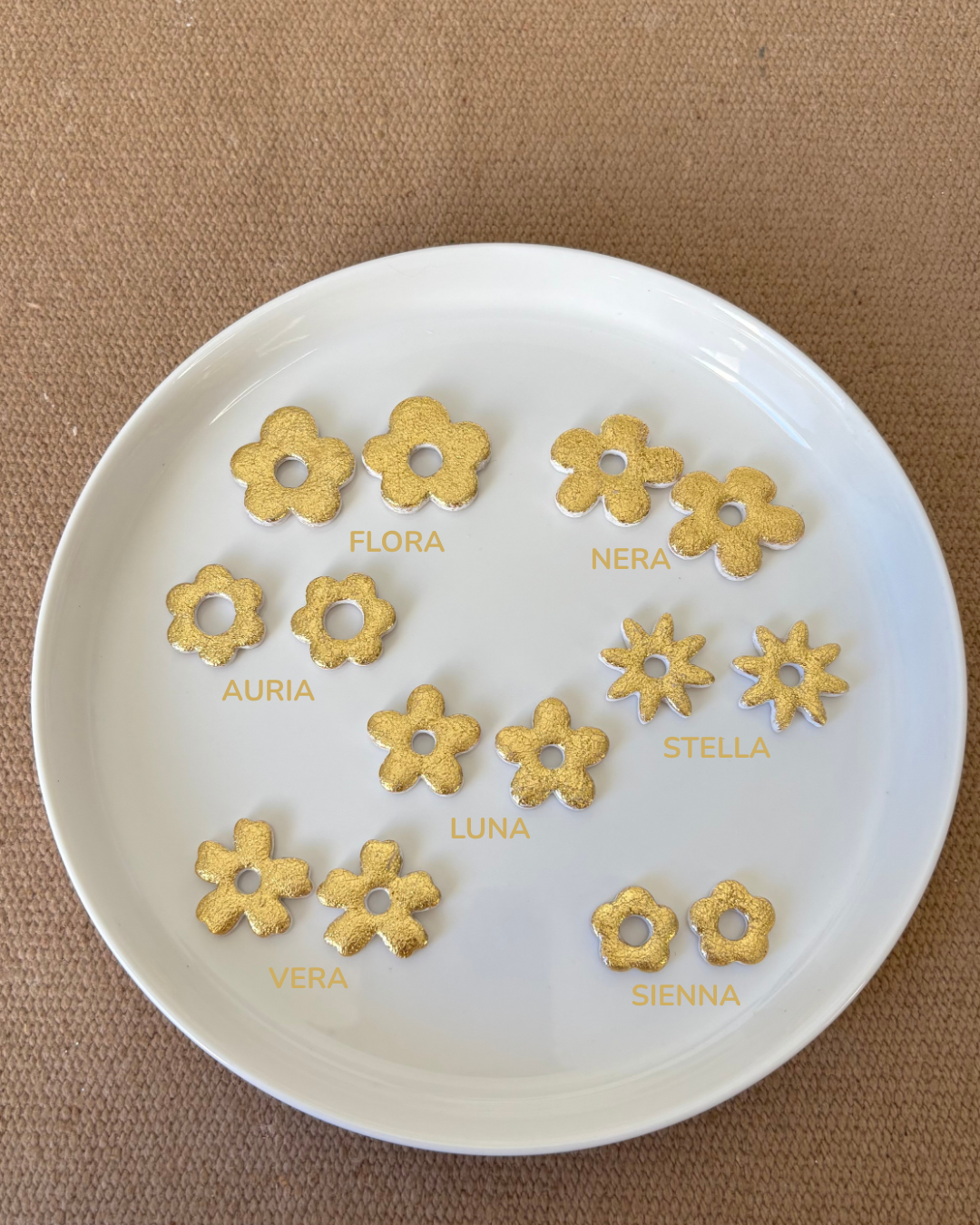 PAMPILLES dorées (feuille d’or)