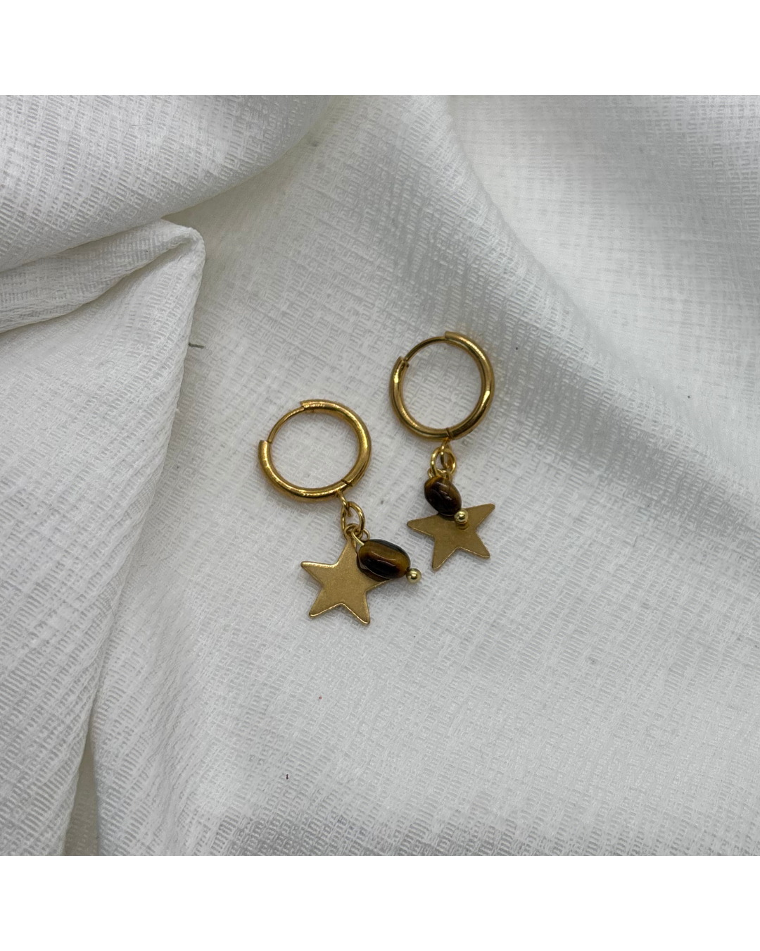 BOUCLES LUNA (marron ambré)