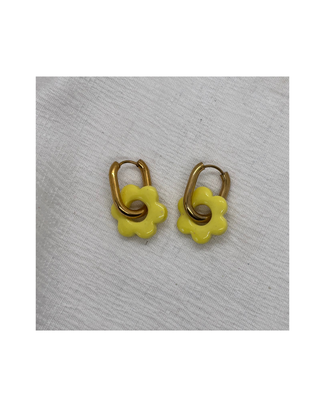 Boucles LINA (jaune)