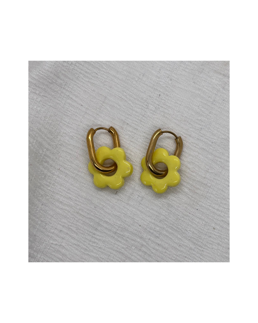 Boucles LINA (jaune)