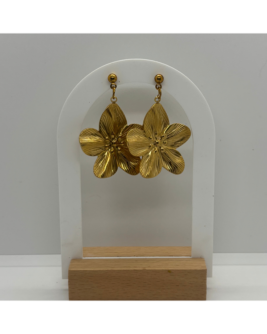 Boucles FLORA (doré)
