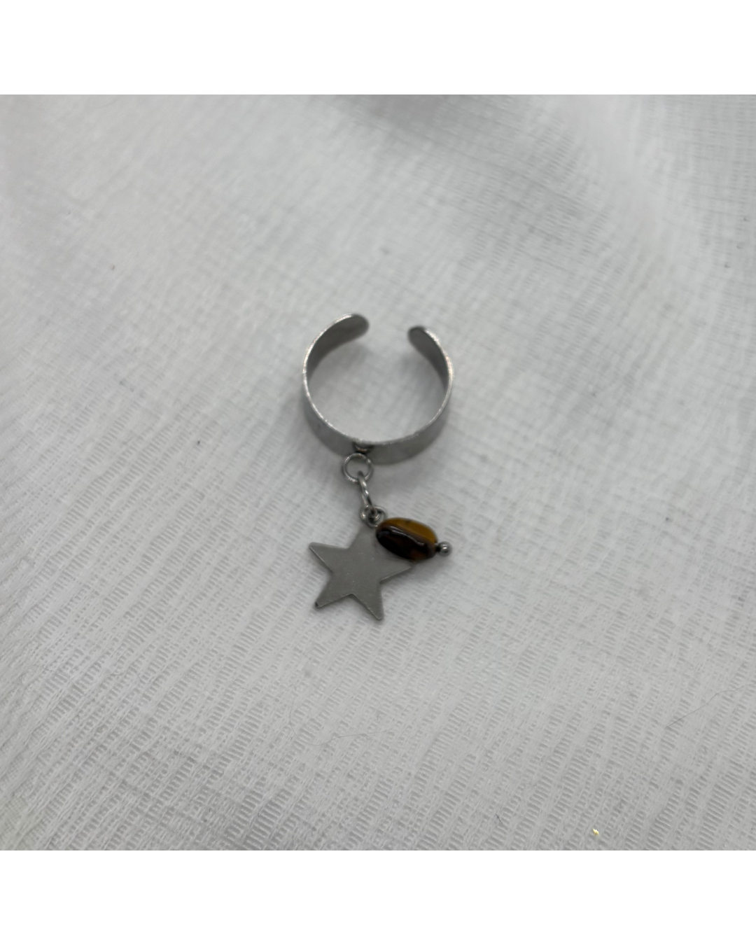 BAGUE LUNA (marron ambré)