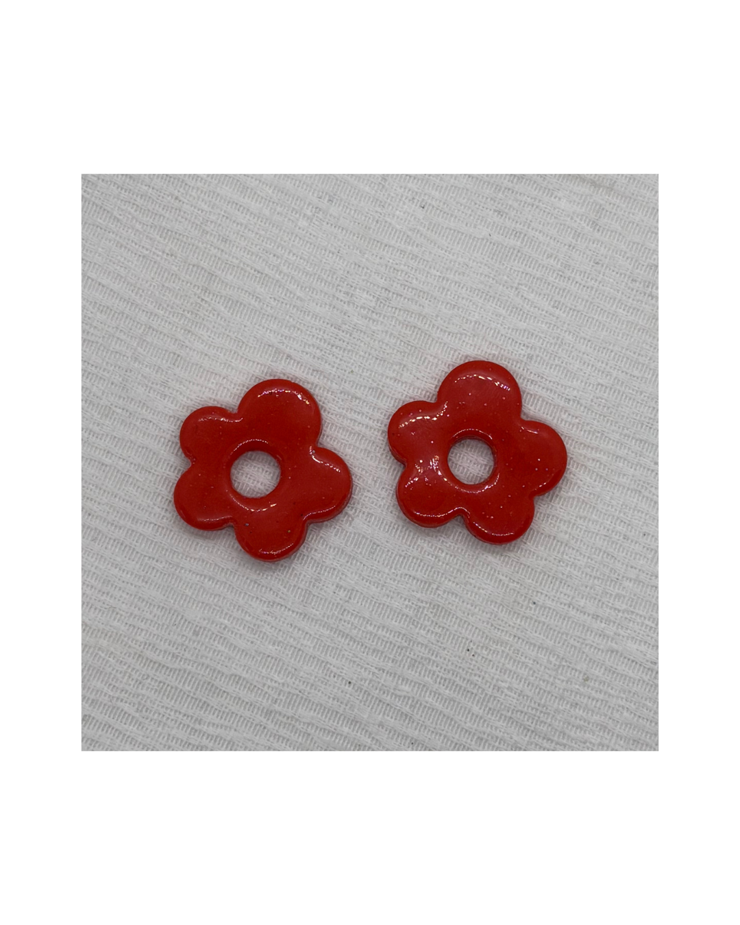 Boucles LOLA (rouge orangé)