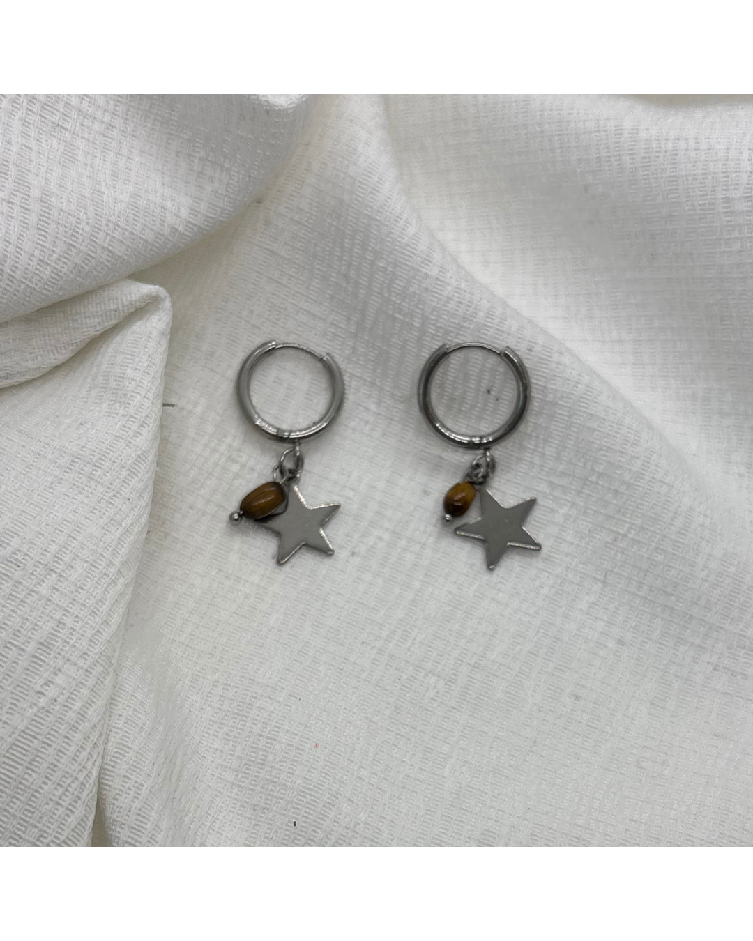 BOUCLES LUNA (marron ambré)