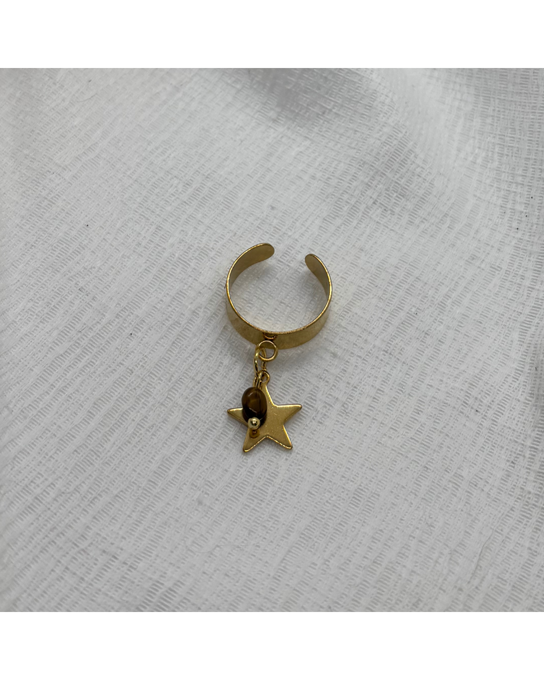 BAGUE LUNA (marron ambré)