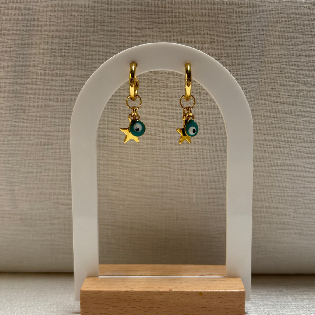 Boucles IRIS (turquoise)