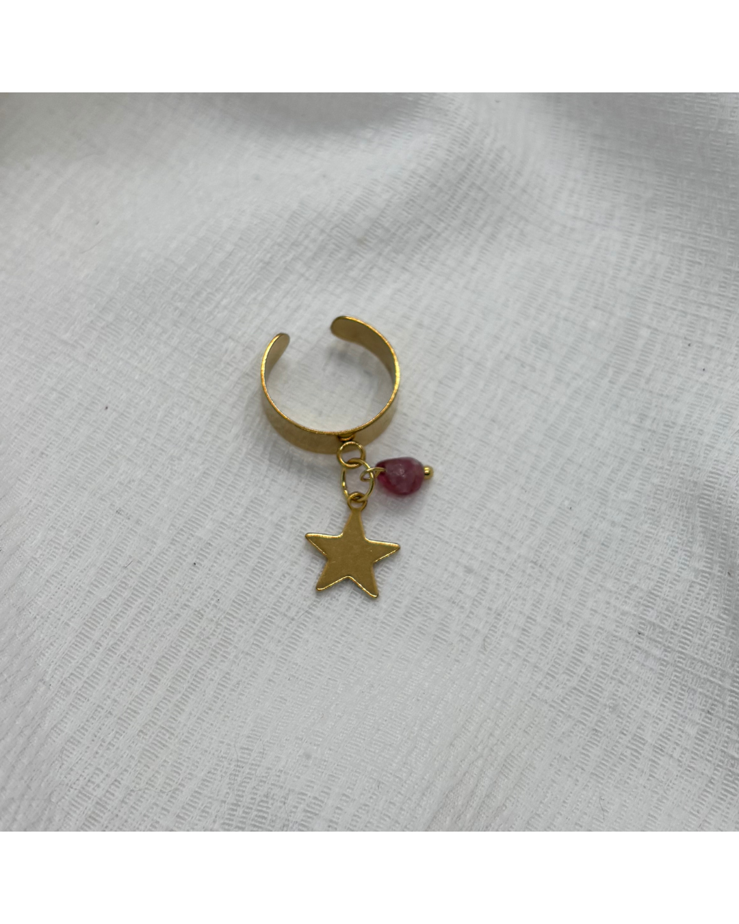 BAGUE LUNA (rose foncé)
