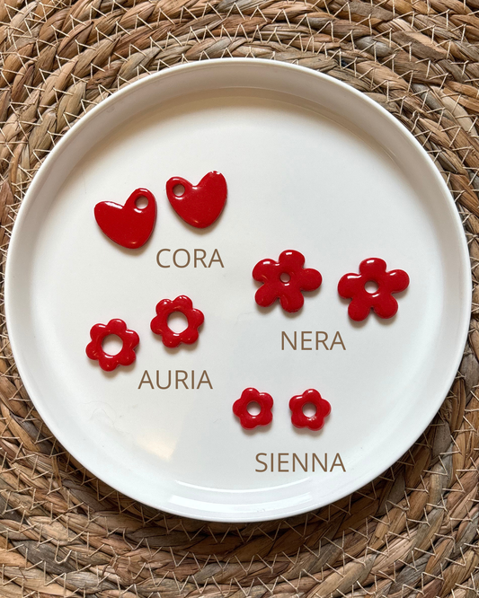 Pampilles rouges brillantes