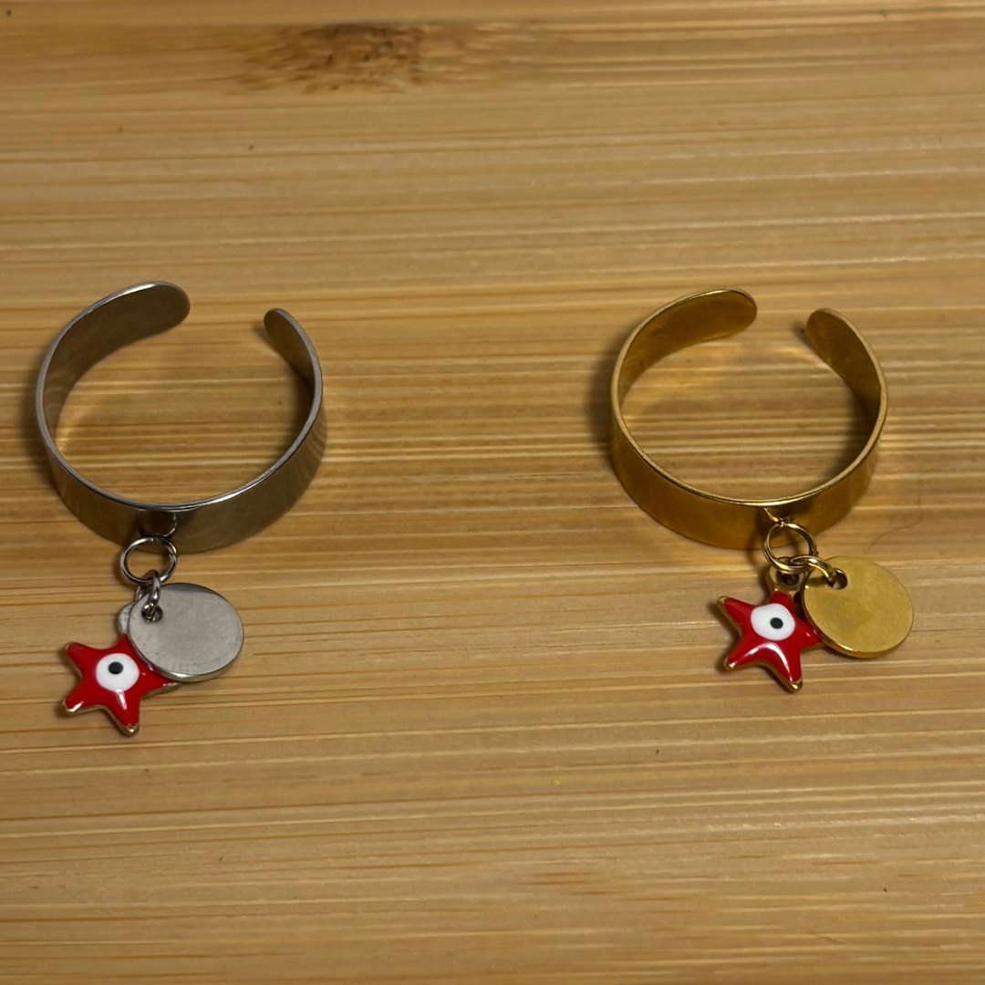 Bague AGATHE (rouge)