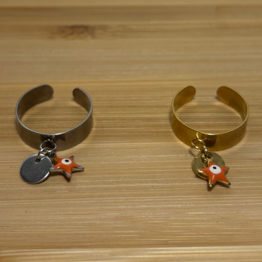 Bague AGATHE (orange)